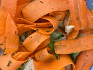 tagliatelles de légumes