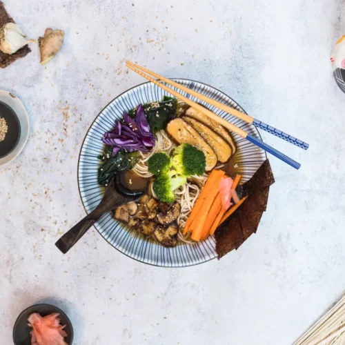 ramen japonais vegetalien
