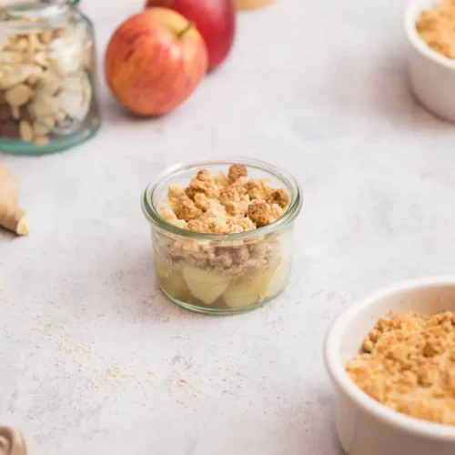 crumble pomme vegan